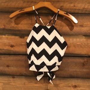 REDUCED: High Neck Crop Top🆕